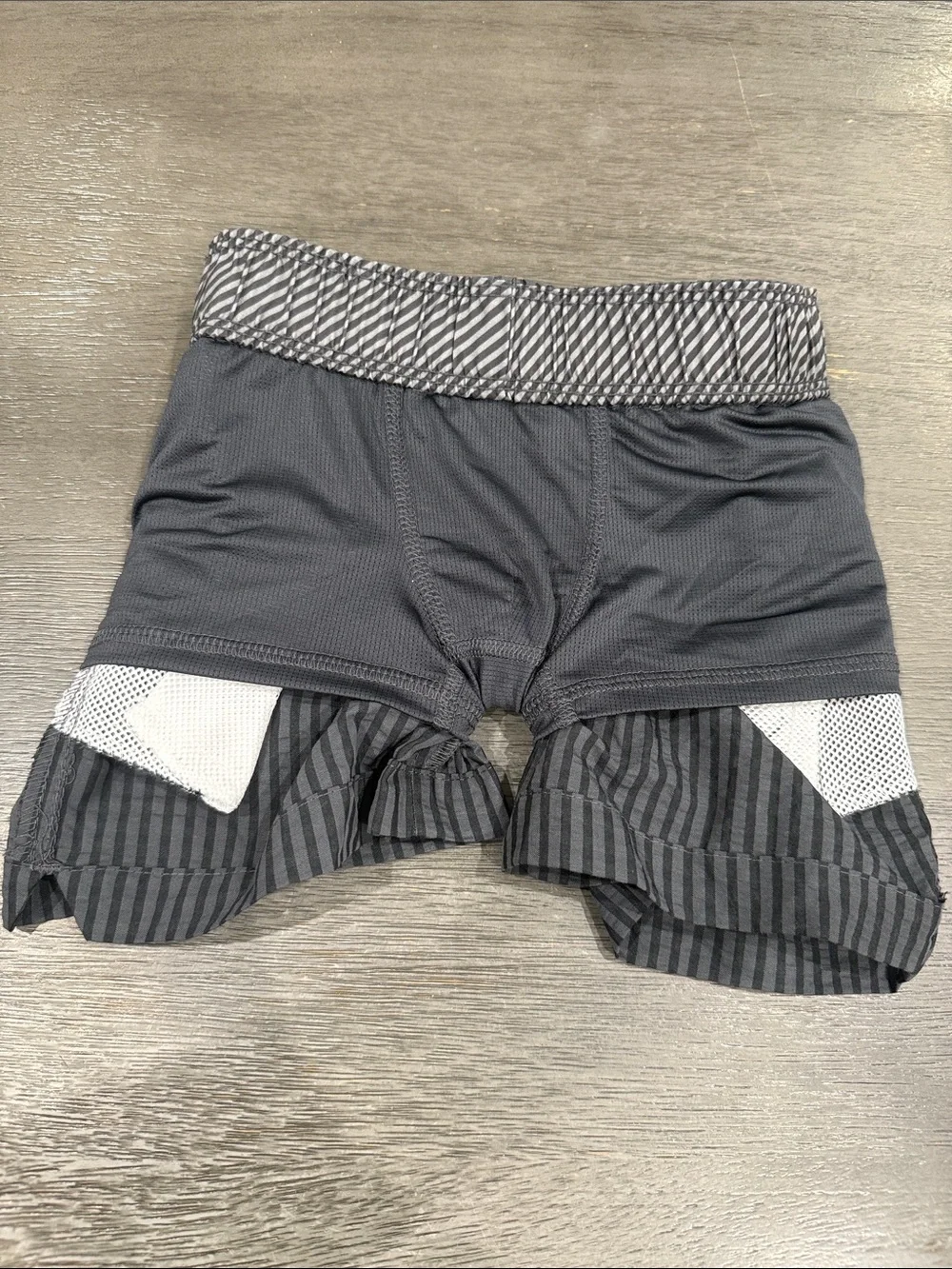 Pack 2 Short Swim Grey & Charcoal Striped -Art Class